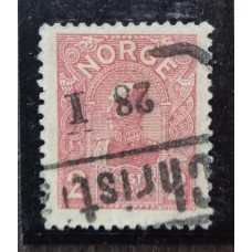 NORUEGA 1907 Yv 65 MUY RARA ESTAMPILLA QUE SIEMPRE APARECE MAL CLASIFICADA 150 €